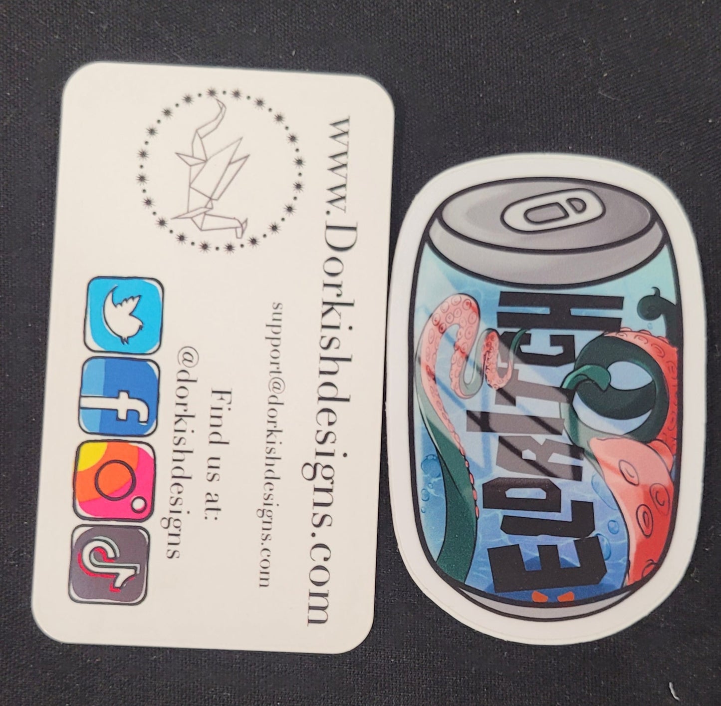 Eldritch can soda Matte Vinyl Sticker