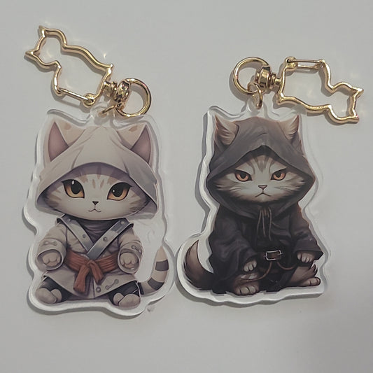 Assassin Cat Keychain