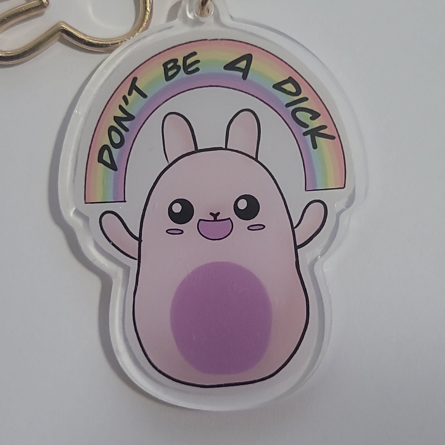 Don't Be A Dick Keychain