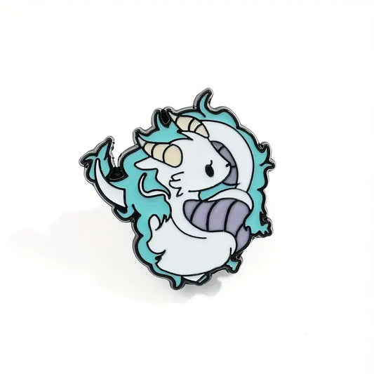 Haku Dragon Enamel Pin