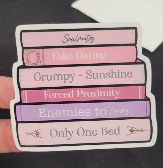 Book trope sticker
