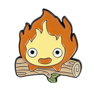 Calcifer Fire Demon Enamel Pin