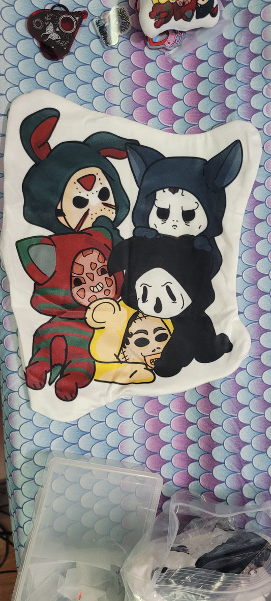 Slumber Party Slasher Pillow