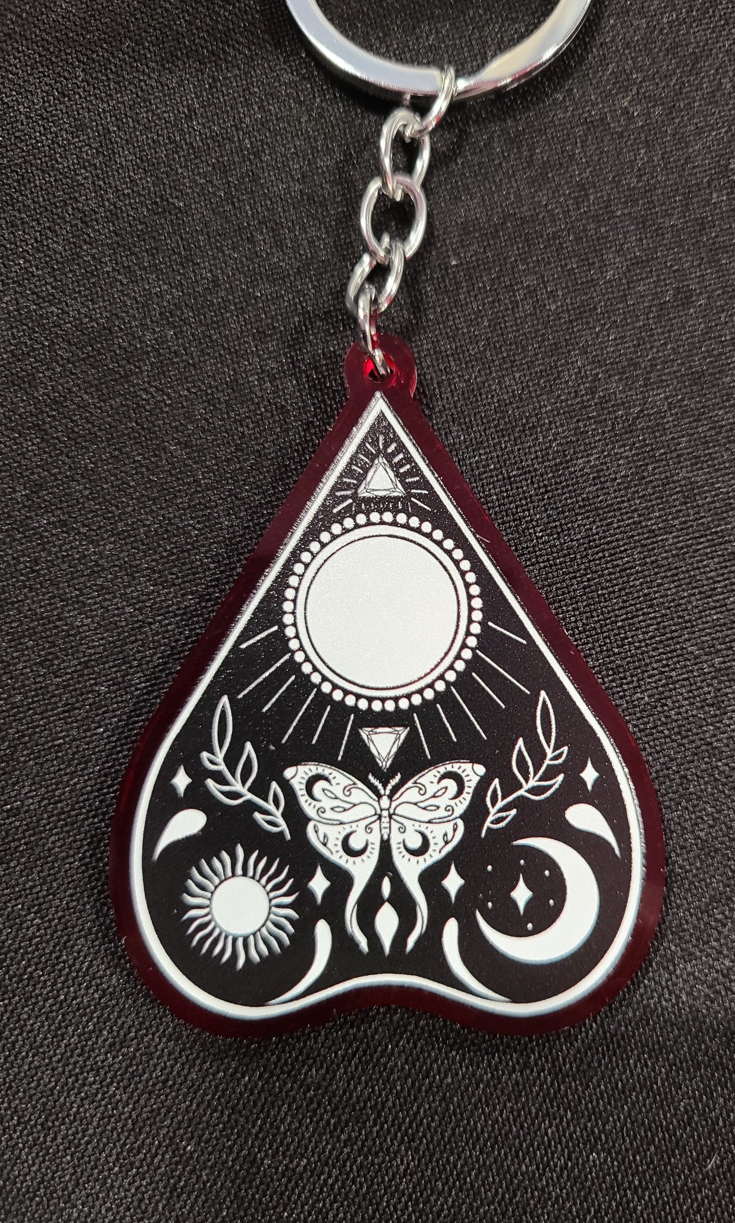Moth Planchette Keychain