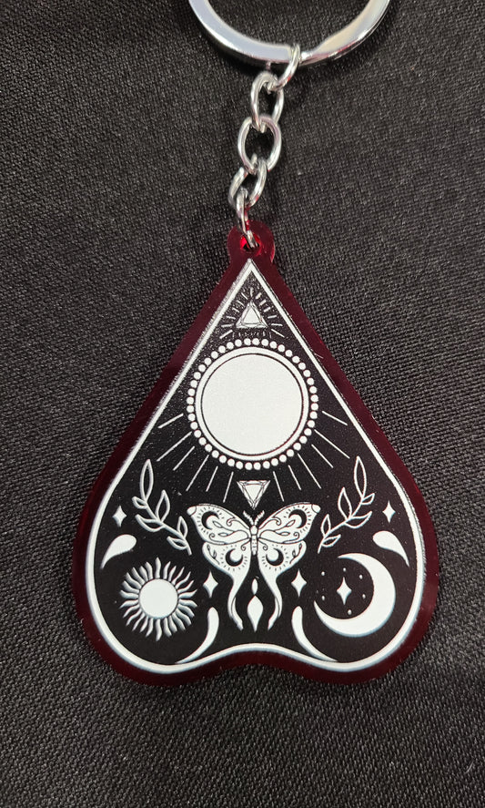Moth Planchette Keychain