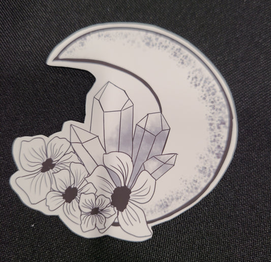 Color your Own Moon Crystals - Sticker