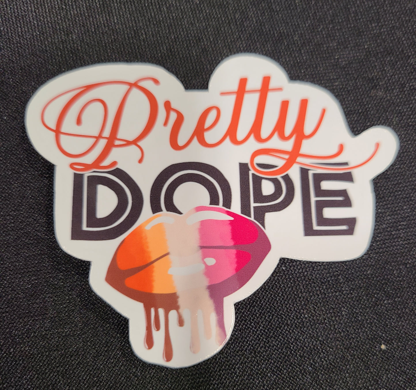 Pretty Dope Pride Flags Stickers