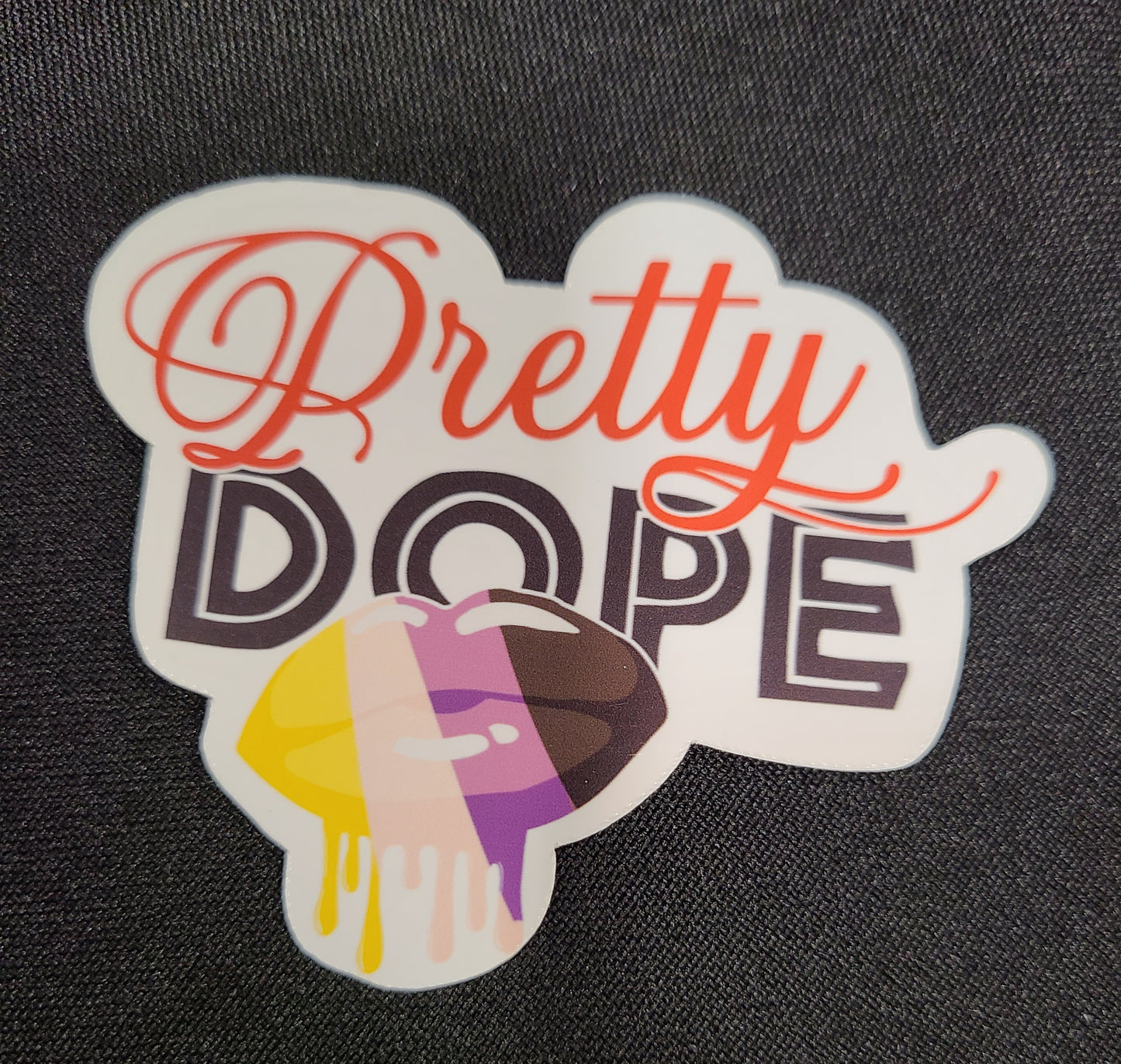 Pretty Dope Pride Flags Stickers