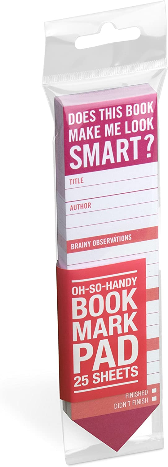 Knock Knock Does this make me look smart Bookmark pad
