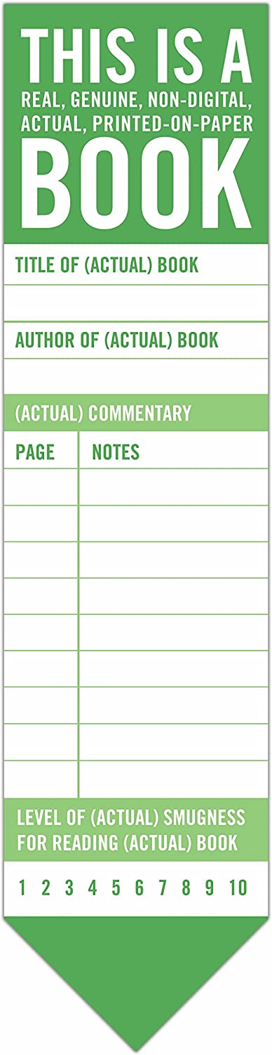 Knock Knock This is A Real….Book Bookmark pad