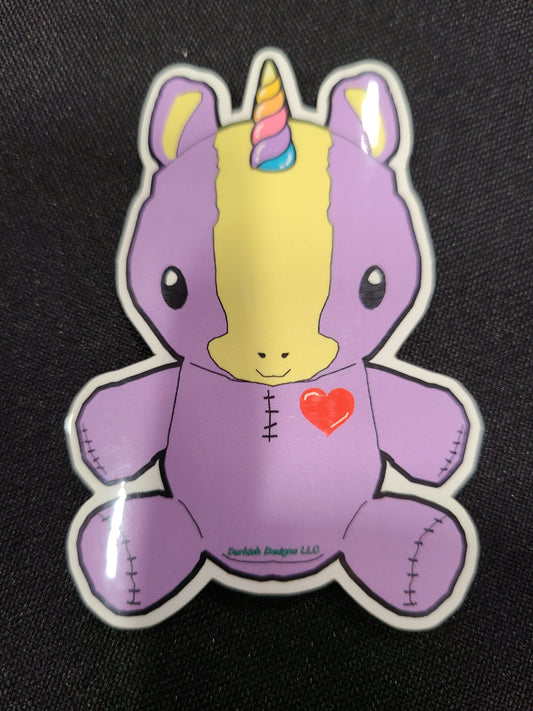 Purple Unicorn Plushie
