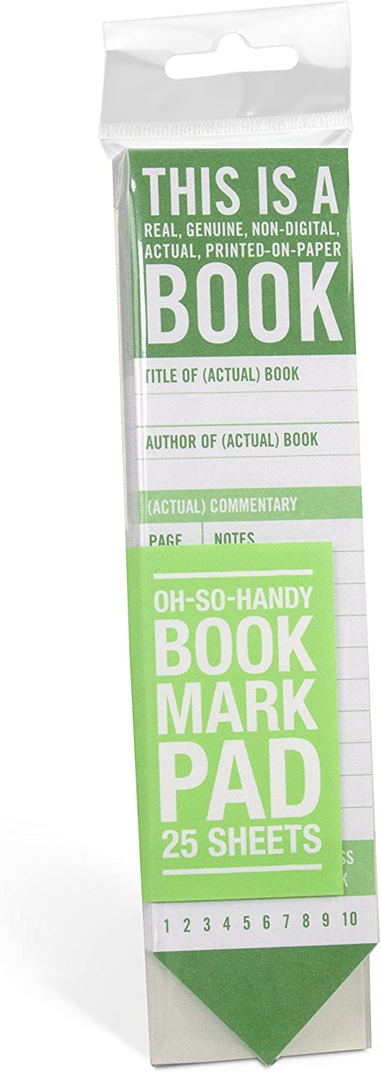 Knock Knock This is A Real….Book Bookmark pad