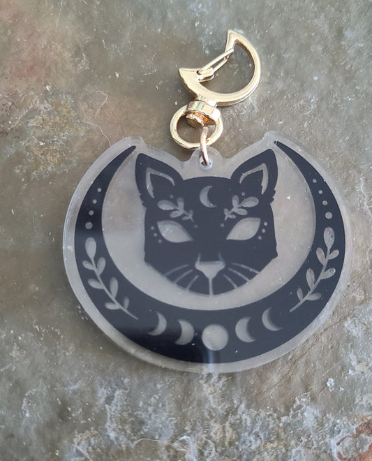 Mystic Cat Keychain